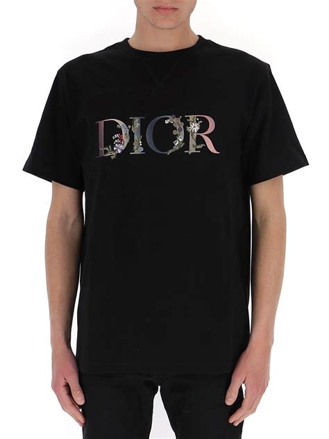 black dior t shirt pink writing|Dior T.